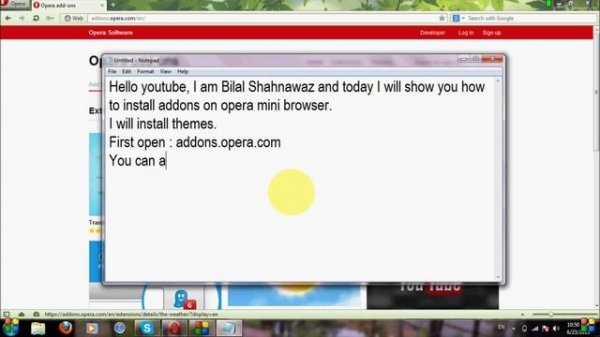 How to install addons on Opera Mini Browser (Tutorial)