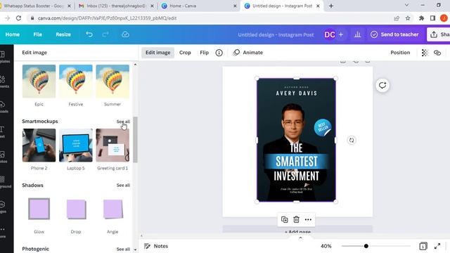 How To Create 3D Ebook Cover Mockups In Canva смотреть онлайн