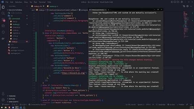 Discord.js v14 - Discord Buttons смотреть онлайн