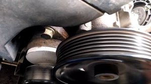 lacetti люфт шкива насоса гур (хорошо слышно на 52 секунде)