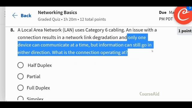 ►Networking Basics Graded Quiz I COURSERA I The bits and bytes of networking I CourseAid смотреть онлайн