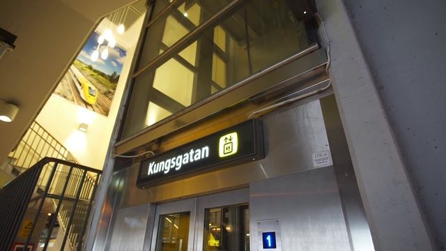 Sweden, Stockholm Central Station, Arlanda Express/Airport Train, KONE And I.T.K Ab Elevator