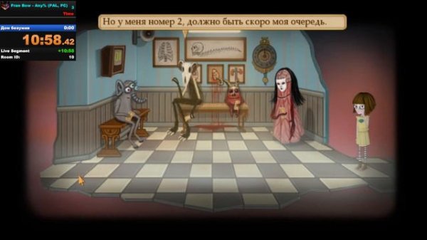 Fran Bow 5 Chapter - Speedrun Any% (21:29.21ms) [RUS]