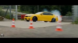 Yellow BMW F82 M4 drift car for BMW lovers ♥️♥️