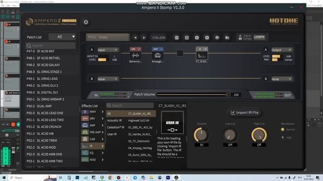 Обзор Hotone Ampero II Stomp с бас гитарой