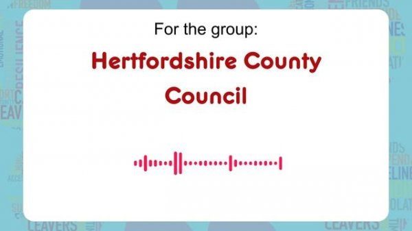 ANV Awards Nominations - Hertfordshire County Council