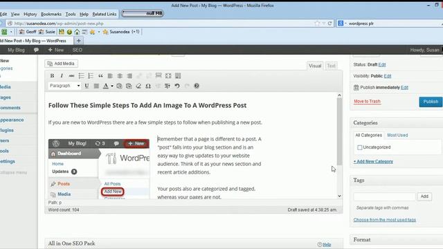How To Create A Post With An Image In WordPress смотреть онлайн