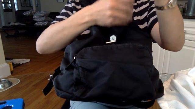 Prada Tessuto Black Nylon Backpack смотреть онлайн