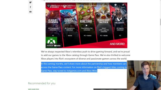 RIOT GAMES ON GAMES PASS All champions FREE (League of Legends, Valorant, Legends of Runeterra, TFT смотреть онлайн