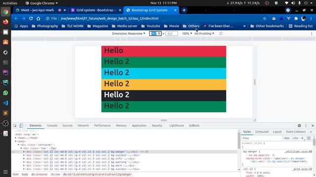 Web Design With Bootstrap 5 | Bangla Tutorial | Class - 2 | Grid System смотреть онлайн