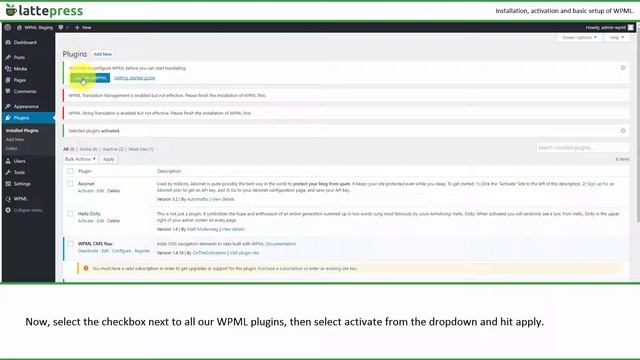 WordPress Tutorials - Installation and Setup of WPML смотреть онлайн