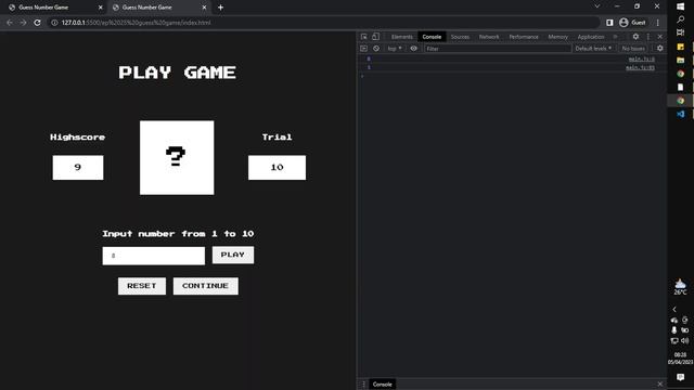 [Ep 26] Beginner JavaScript Project 2 | Number Guessing Game - Full stack web development course смотреть онлайн