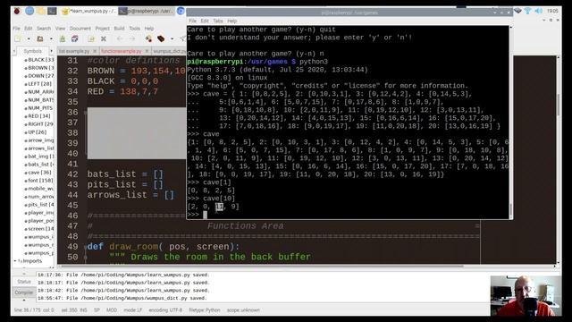 Hunt the Wumpus in Python - Part 1 смотреть онлайн