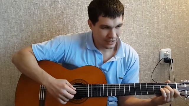 пою на гитаре,сочинили с другом песню сами! смотреть онлайн