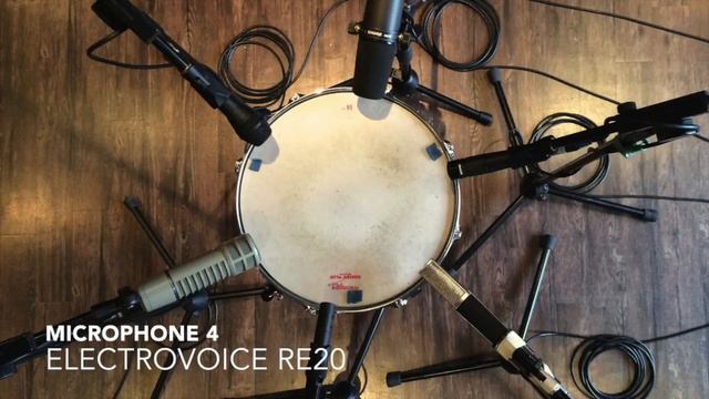 Snare Microphone Comparison: SM57, SM7B, D770, RE20, MD441, M201 смотреть онлайн