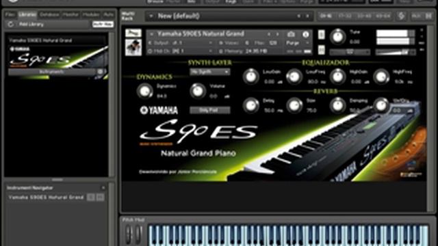 Yamaha S90 Natural Grand Piano Sampler Kontakt смотреть онлайн