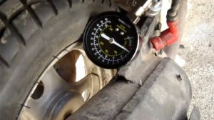 Замер компрессии Honda Dio AF-27