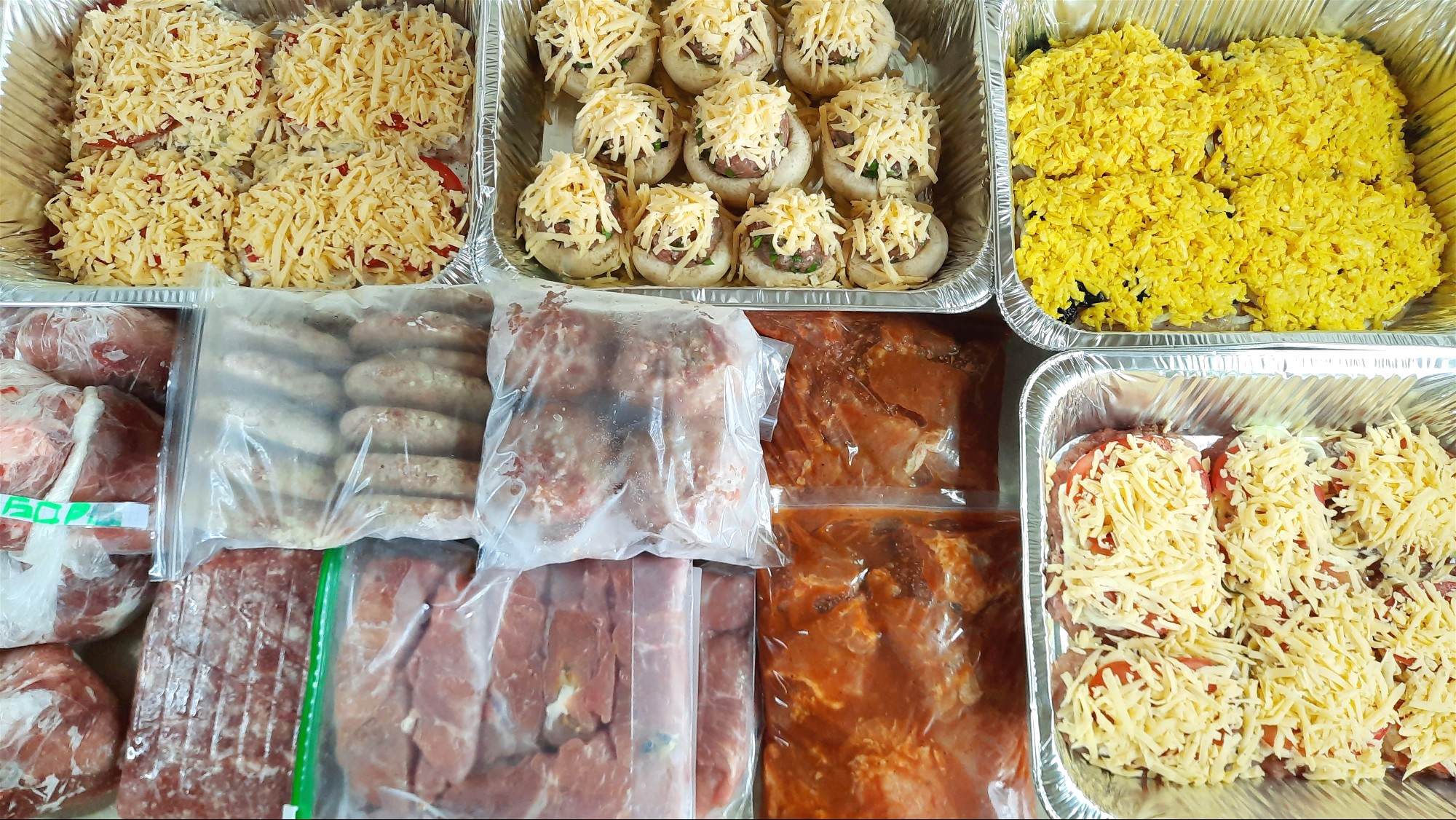 ЗАГОТОВКА ЕДЫ НА 2 НЕДЕЛИ / заготовка и заморозка полуфабрикатов смотреть онлайн