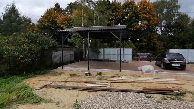 изготовление навеса в Александрове. смотреть онлайн