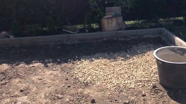 Укладка тротуарной плитки , Поселок Новознаменский 250 кВ. Первый день. смотреть онлайн