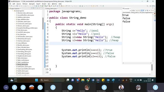 Java Class 30 String (12/4/2023) смотреть онлайн