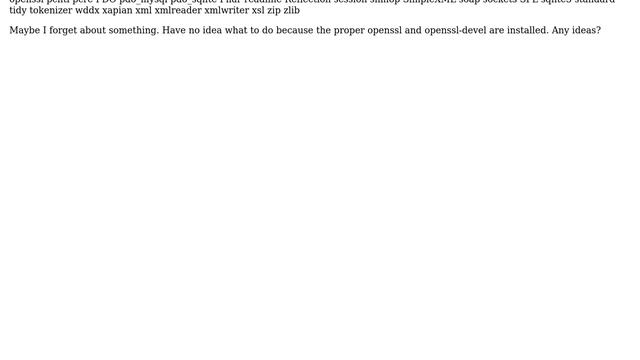 Install stomp via pecl on Fedora 16 failed (Cannot find OpenSSL's libraries) (2 Solutions!!) смотреть онлайн