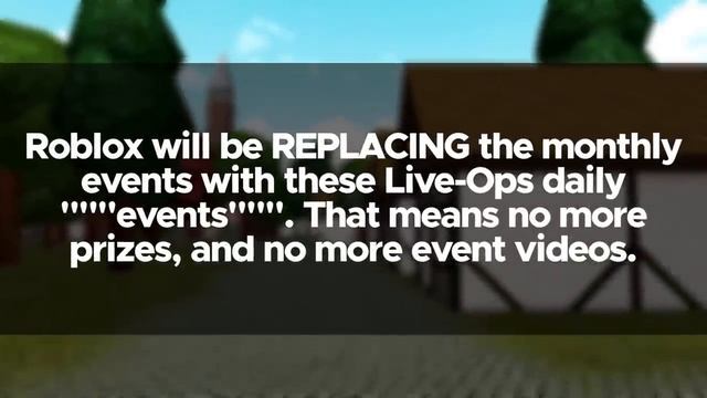 ROBLOX IS REMOVING EVENTS смотреть онлайн
