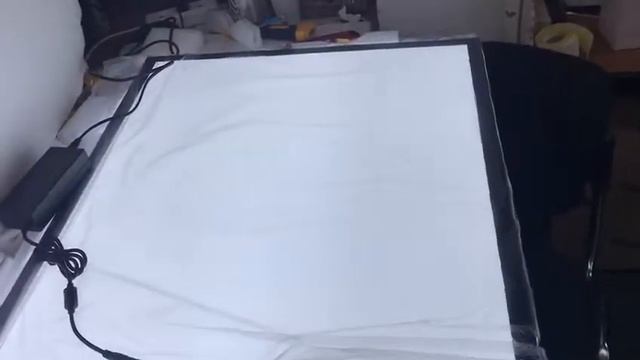 Световой планшет А1 с браком - трещина экрана смотреть онлайн