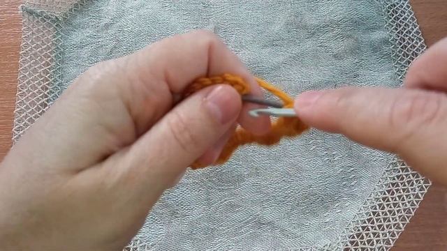 Резинка для волос. Простая обвязка крючком смотреть онлайн