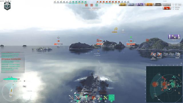 Battleship Odin: 268k on map North - World of Warships смотреть онлайн