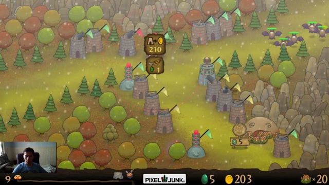PixelJunk Monsters Ultimate - HARD 2: Double Team - Русское прохождение с вебкой смотреть онлайн