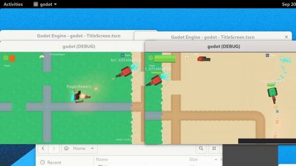 [Godot] Top Down Shooter/Strategy Game Dev Log 09/20/2020 - Code clean up/continuous agents wave