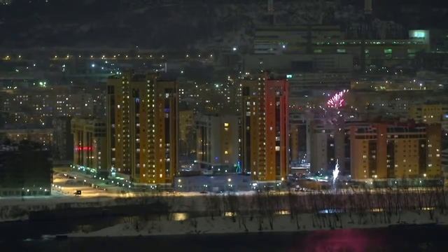 Новогодний салют 2014 в Красноярске смотреть онлайн