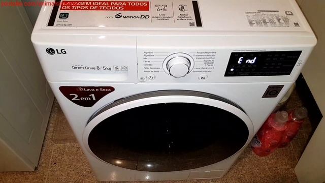 LG Washer Dryer Inverter Direct Drive 8/5 Kg F4J6TM0W: Dry Only Low Temperature Program. How to use смотреть онлайн