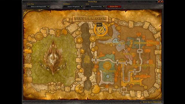 Silvermoon Portal to Blasted Lands Location, Classic WoW Wotlk смотреть онлайн