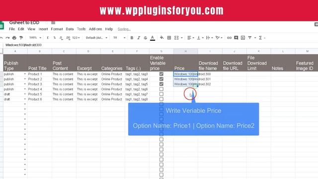 Google Sheet to Easy Digital Download (#EDD) смотреть онлайн
