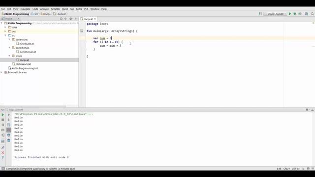 Kotlin Tutorial #19: for Loops смотреть онлайн