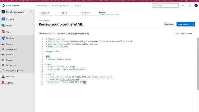 Azure Kubernetes Service | Deploy ACR and integrate with AKS using Terraform and YAML Pipeline смотреть онлайн