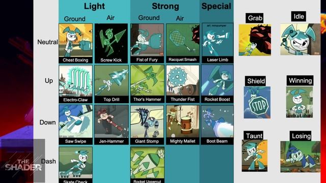 Nickelodeon All Star Brawl Jenny XJ9 DLC Moveset Ideas!