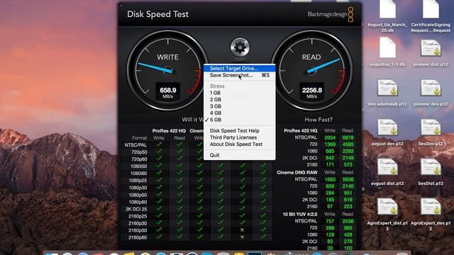 MacBook Pro 13" 2017 SSD Speed test смотреть онлайн
