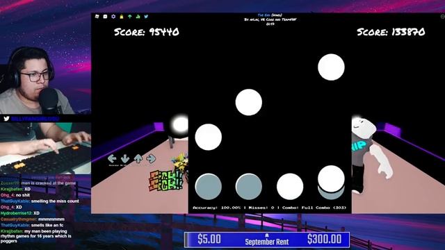 NEW WORLD RECORD ON THE END RIGHT SIDE ! 4 MISSES !!! | SillyFangirl Roblox Funky Friday смотреть онлайн