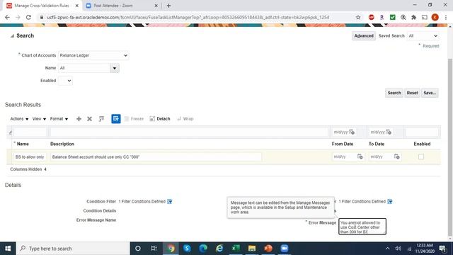 Fusion Cloud:- How to create GL Cross Validation Rules смотреть онлайн