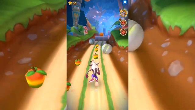 Crash On The Run Games Забег на выживание в Креш Бандикот #game #crashbandicoot #игры #gameplay смотреть онлайн