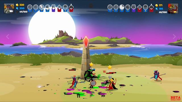 Stick war 3 - Multiplayer 1vs1 - Order vs Order - War vs Mc123 смотреть онлайн