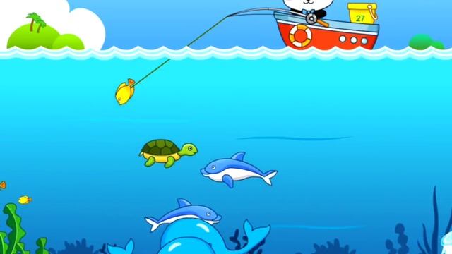 Happy Fishing: game for kids by BabyBus смотреть онлайн