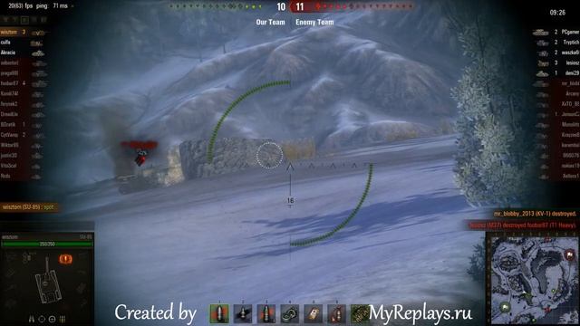 WOT: Arctic Region - SU-85 - 8 frags - смотреть онлайн