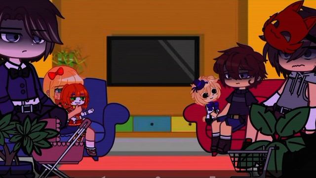 Past Afton Family react to the future Afton Family [Rus/English] (Elizabeth/Chris) смотреть онлайн