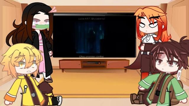 Demon slayer ( tanjiro,nezuko, zenitsu e Regonku) reagindo ao rap do It a coisa ? смотреть онлайн