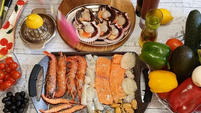 Рецепт с морепродуктами