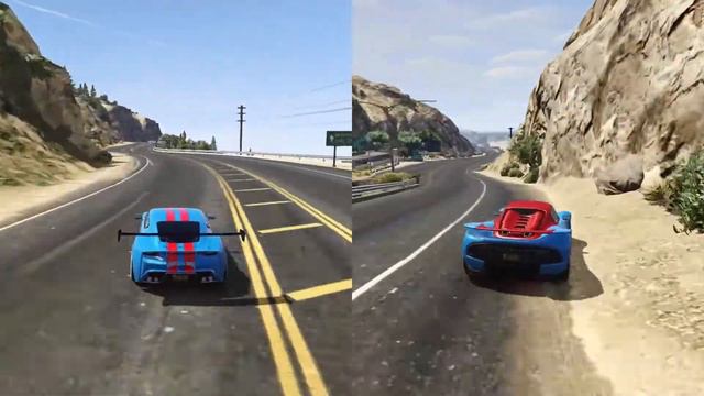 Speed-challenge, Ocelot Pariah VS Pfister 811 (GTA 5)
